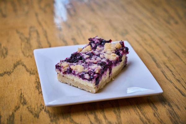 gluten free blueberry breakfast bar