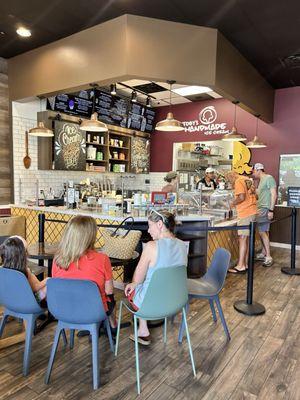 The overall look of the place, cute and cozy