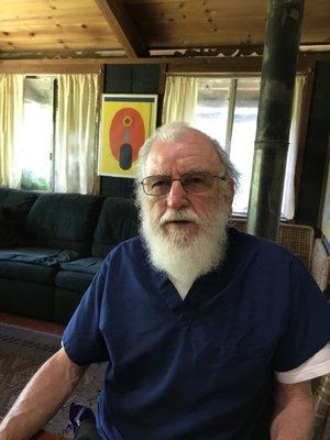 Me, Colin, sitting in my living room.