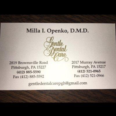 Milla Openko, D.M.D