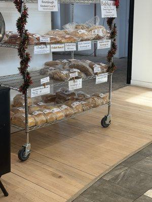 Lots of other additions like fresh baked bread.