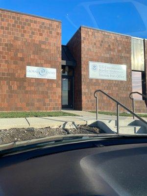 The entrance