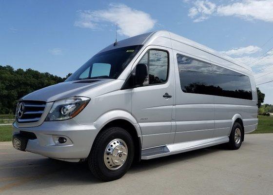 Blue velvet limousine