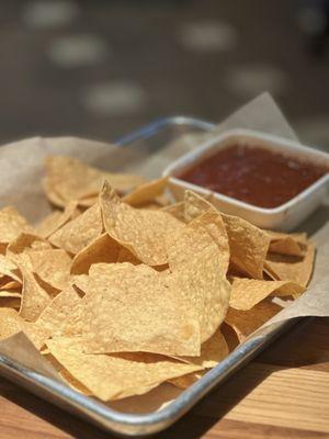 Chips & Salsa (corn tortilla chips and fire-roasted salsa)