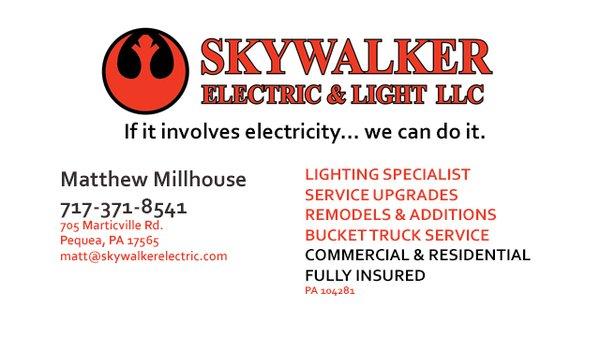 Skywalker Electric and Light