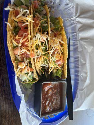 Beef & chorizo tacos