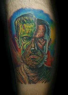 My monster mash, frankenstein/dracula/wolfman/mummy