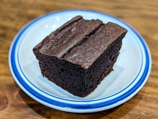 August 14, 2023; Chocolate cake.