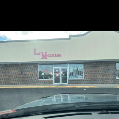 Outside of restaurant.