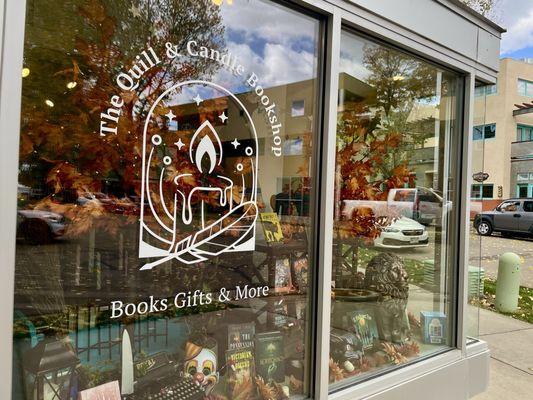 The front of the store - this bookstore is cozy and has great style!