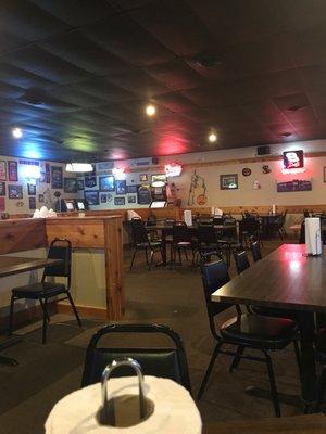 Just an inside view..we scarfed our food down too fast to get any fancy photos