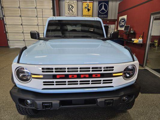 Front of the Ford Bronco
