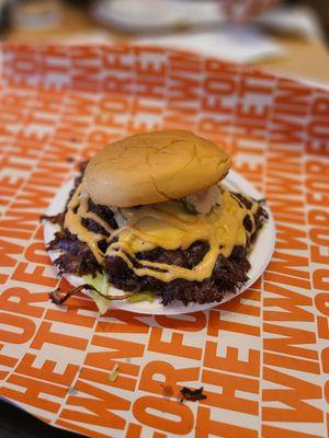 Double Cheese with Lettuce