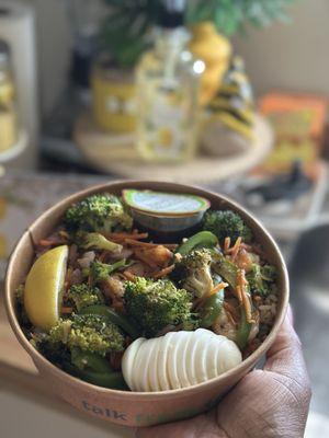 So fresh teriyaki stir fry bowl.