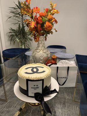 Luxury Chanel brand cake