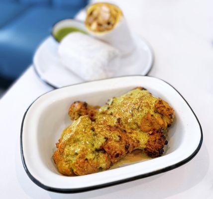 Tandoori Drumsticks w/ malai mint sauce | 2 pc - $10