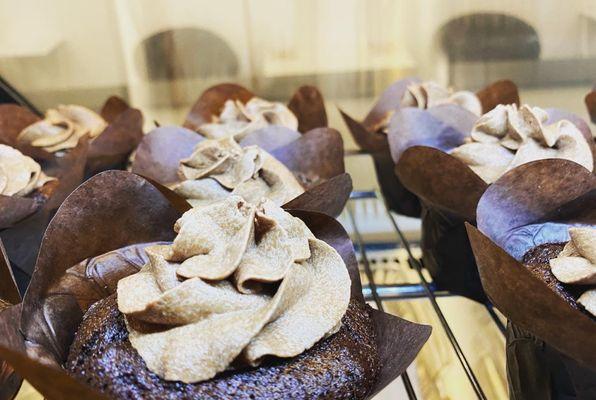 Chocolate delight cupcakes
Chocolate cake with chocolate frosting