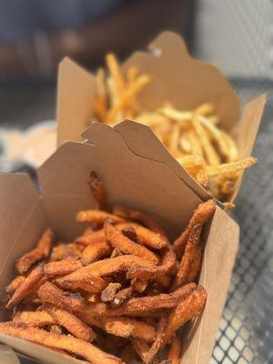 Half n Half and Half Fries