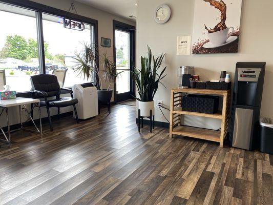 Nice clean waiting area