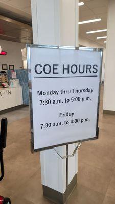 business hours