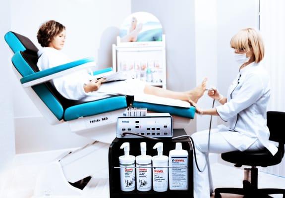Highly hygienic foot and nail care - amazing results