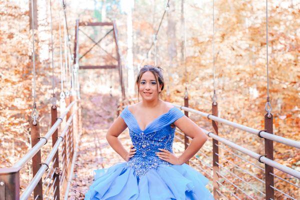 Mini photo shoot, pre-Quince party. Park in Lawrenceville picked by Amanda.