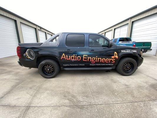 Full wrap on this Chevy Avalanche!