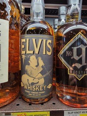 Elvis brand whiskey