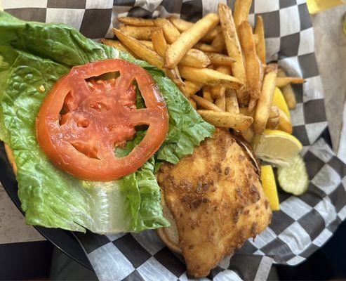 Fish sandwich which my friend Alexandria really enjoyed.