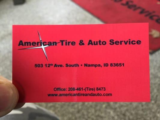 All the info for this great local owned business. Also has some of the best deals in town for brakes and tires.