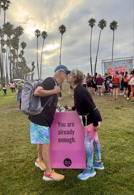 Hubby and I walked our first SIB 5k today. Wonderful experience.