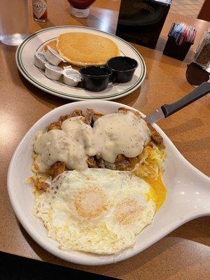 Country fried steak skillet