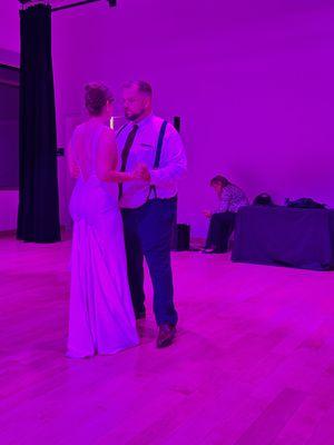 Karen in the back showing 0 interest in being there.