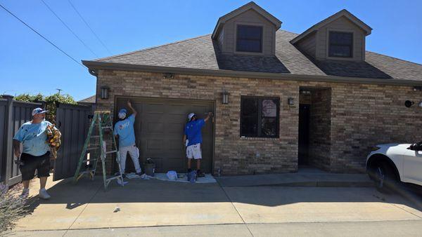 Garage door Painting
