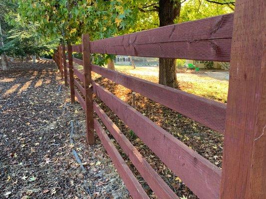 Fence between our houses