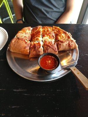 Tariyaki steak Calzone
