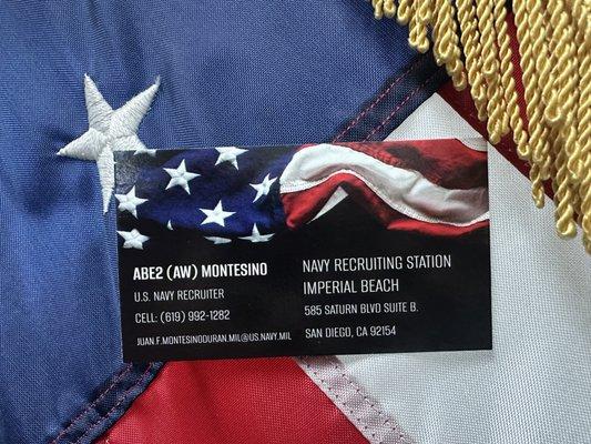 Petty Officer Montesino (619) 992-1282