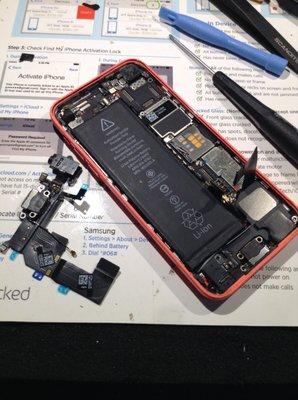 iphone 5c chargerport repair $39