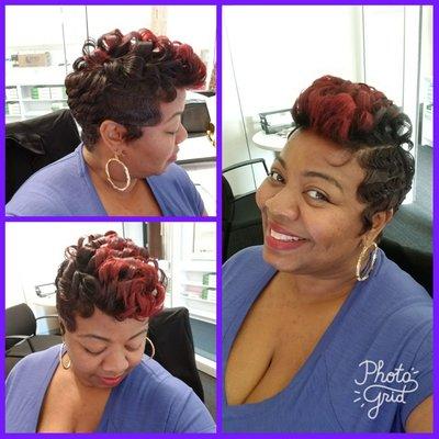 Dre got that #cutlife evanjohnsalon #shorthairdontcare