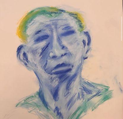 Portrait done during life drawing