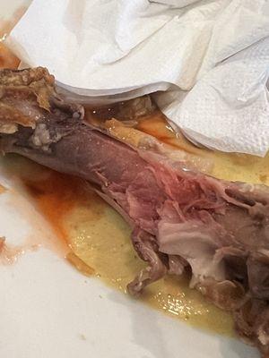 chicken wing and spicy lemon beef