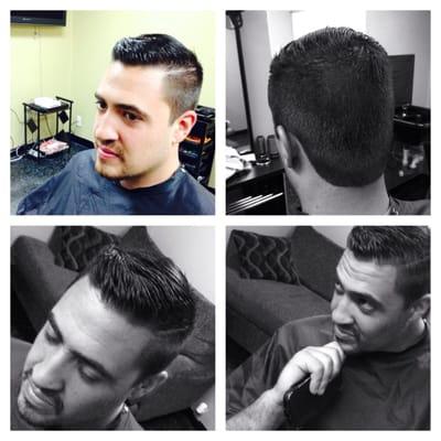 Comb over w/ permanent part