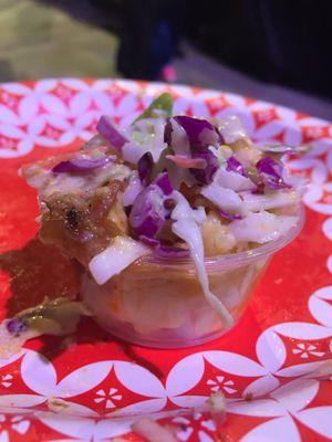 BBQ Pulled Pork Mac w/ Coleslaw from Monon Food Co. #1 in my heart and my stomach. 11/10 would eat forever.