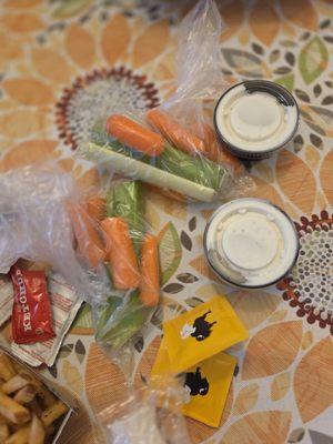 Veggies and ranch