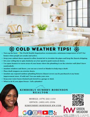 Cold Weather Tips!
