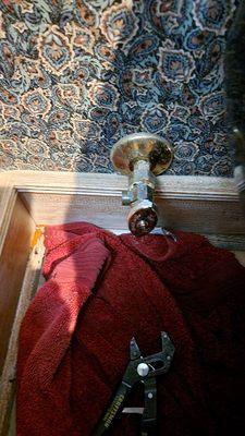 Pipe Down Slab Leak Repair