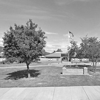 Pleasanton Middle School few paces to the south of Pleasanton dentist Amador Dental & Orthodontic