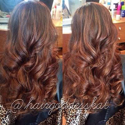 Hair color, cut and style