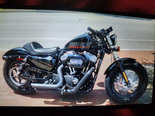 2015 Harley Davidson 48 it's a real beast Fire Ball. Jimmy A.