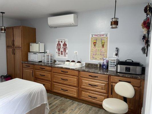 Treatment room - work space
